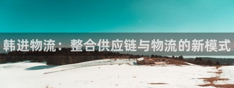旺财28cn：韩进物流：整合供应链与