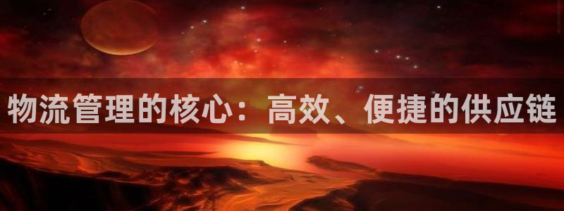 旺财28pg如何退钱：物流管理的核心